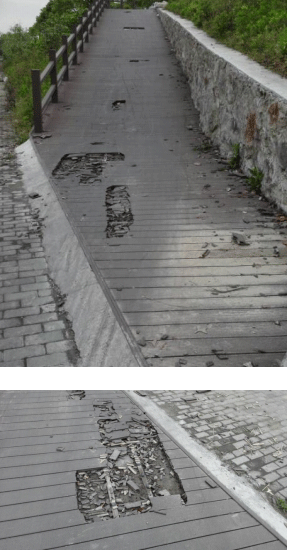 Two years of service life for other wood plastic materials